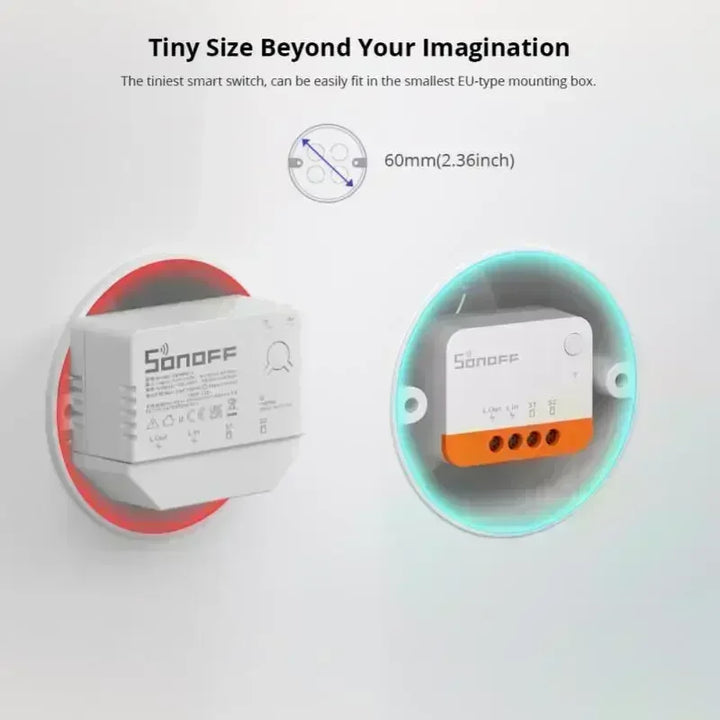 SONOFF ZBMINI L2 Zigbee Smart Switch, No Neutral, 1-Gang