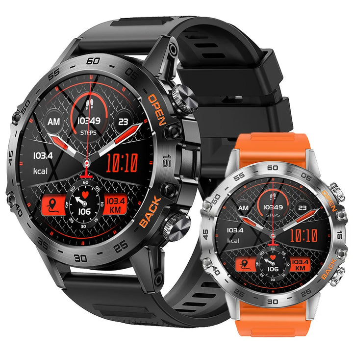 Abelanja Steel Smartwatch, Bluetooth Calling, Fitness Tracker, IP67
