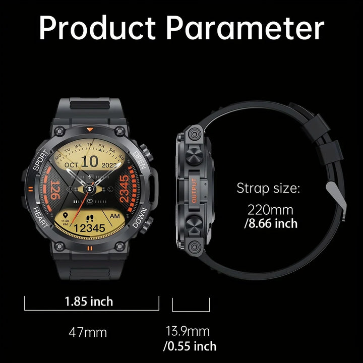 K56Pro Smartwatch, 1.39" HD, Heart Rate, Bluetooth, Long Standby