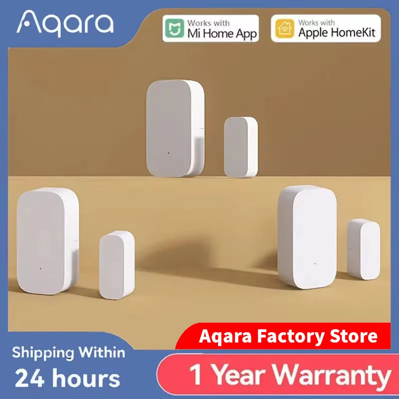 Aqara Zigbee Door & Window Sensor, Wireless, Smart Mini Alarm