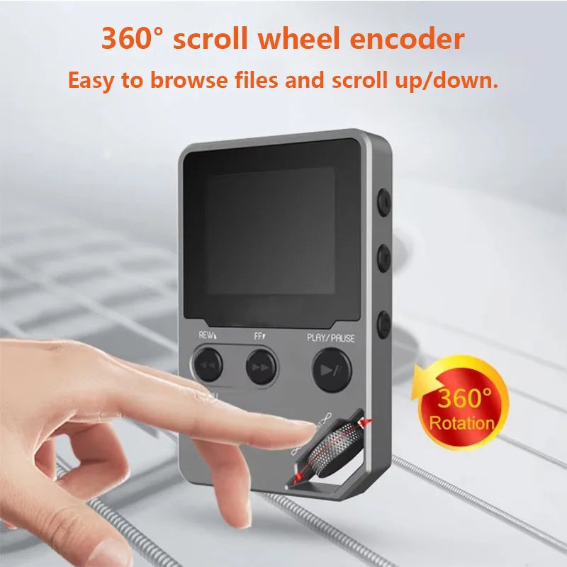 C5 8GB Bluetooth MP3 Player, Lossless Audio, FM Radio & Voice Recorder