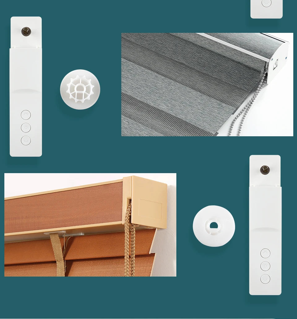 Zemismart Zigbee Smart Roller Shade Motor, Battery Powered, Voice Control