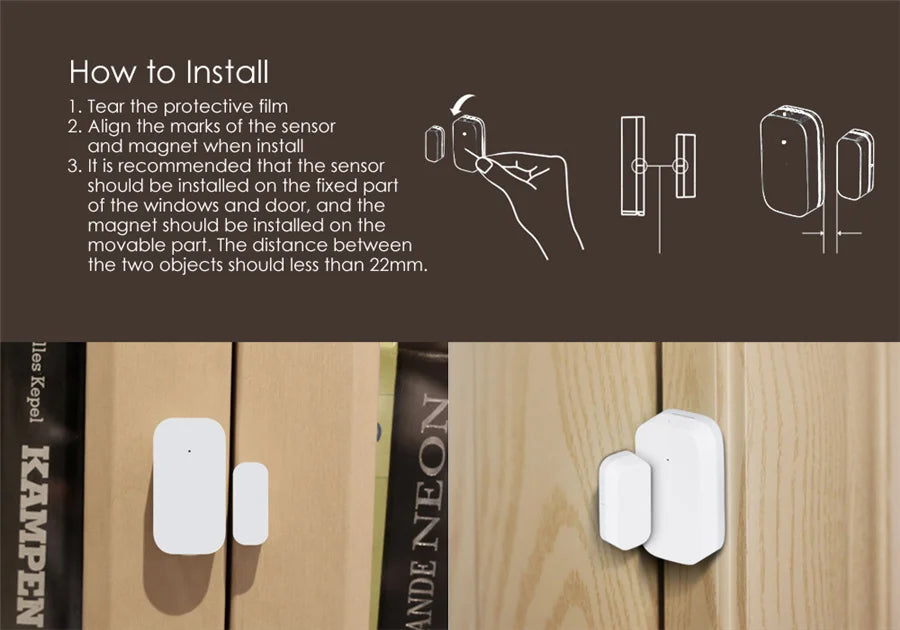 Original Aqara ZigBee Door & Window Sensor, Smart Home, MCCGQ11LM