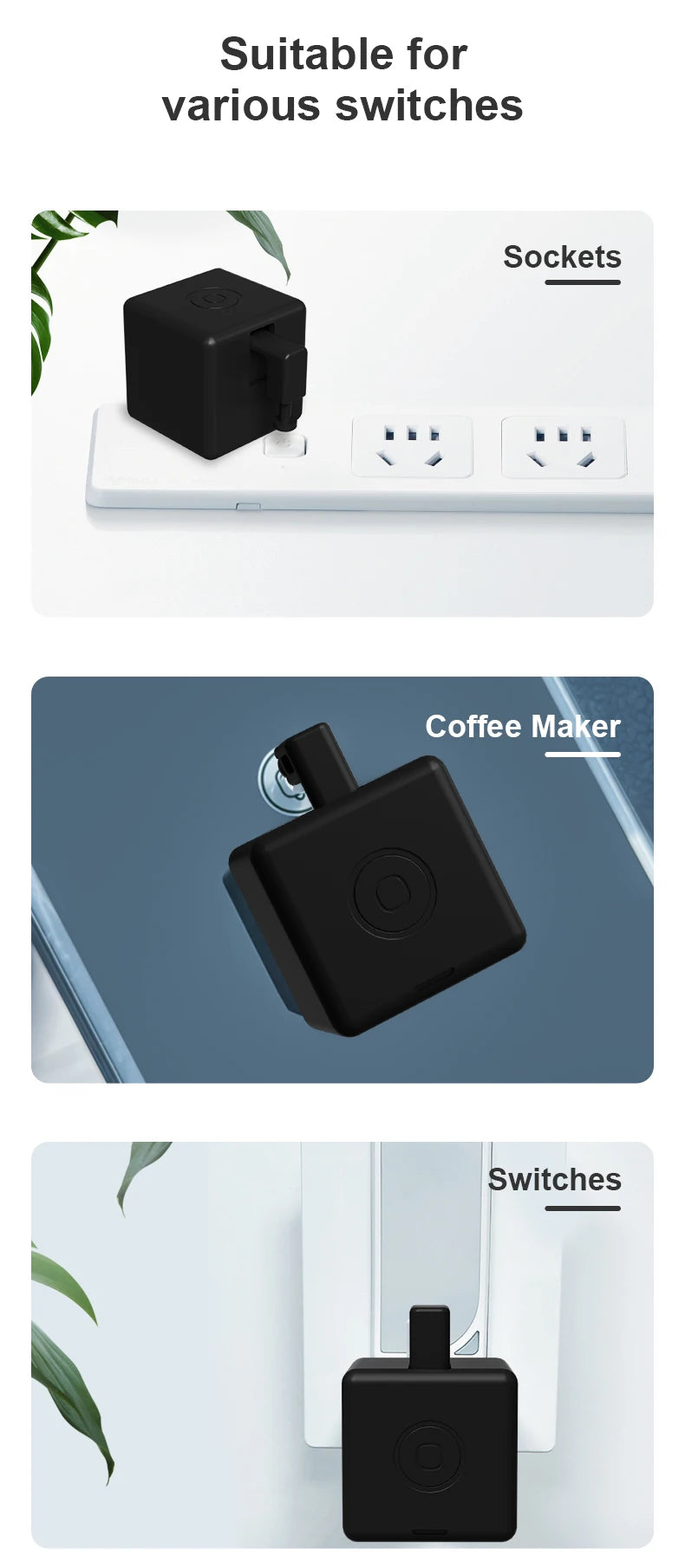 Tuya Zigbee Smart Fingerbot Switch, Button Pusher, Alexa/Google Control