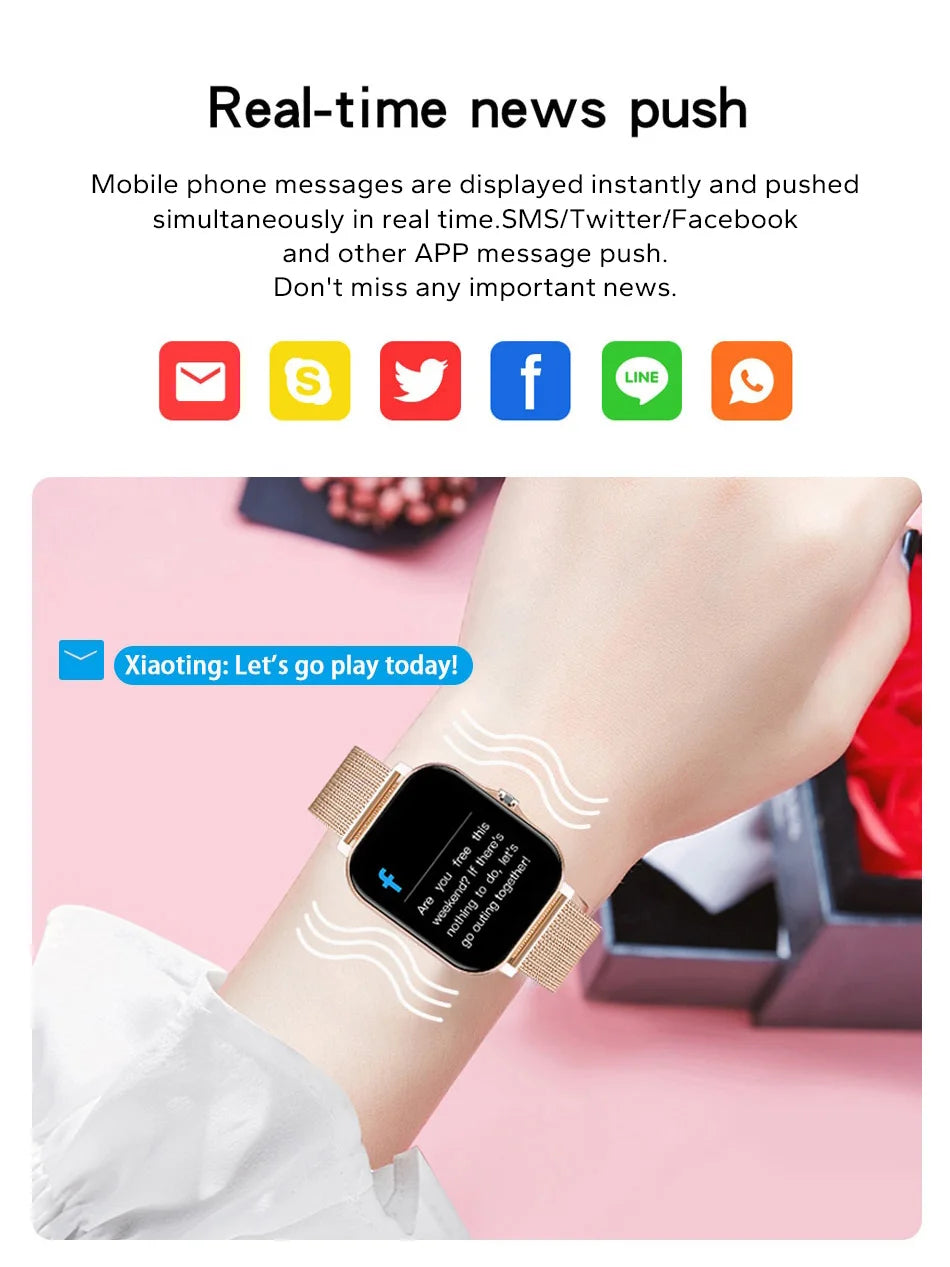 2024 Smartwatch with Bluetooth Call, Health Monitor, 1.44" Color Screen