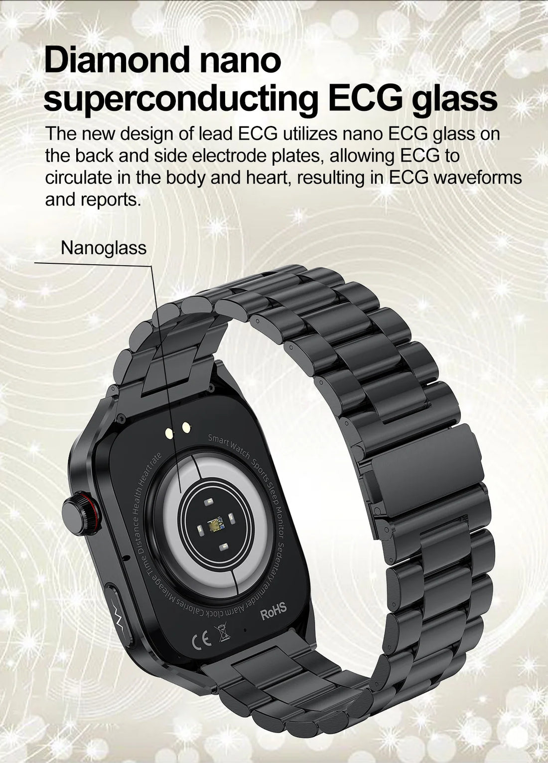 2025 Micro Health Smartwatch for Men, Body & Organ Monitor, Bluetooth Call