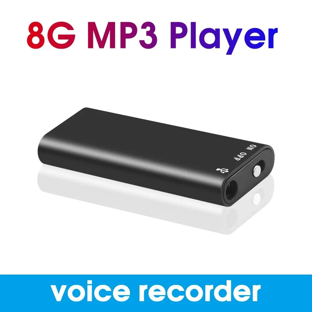 3-in-1 Digital Voice Recorder, MP3 Player, 192Kbps Audio Recorder