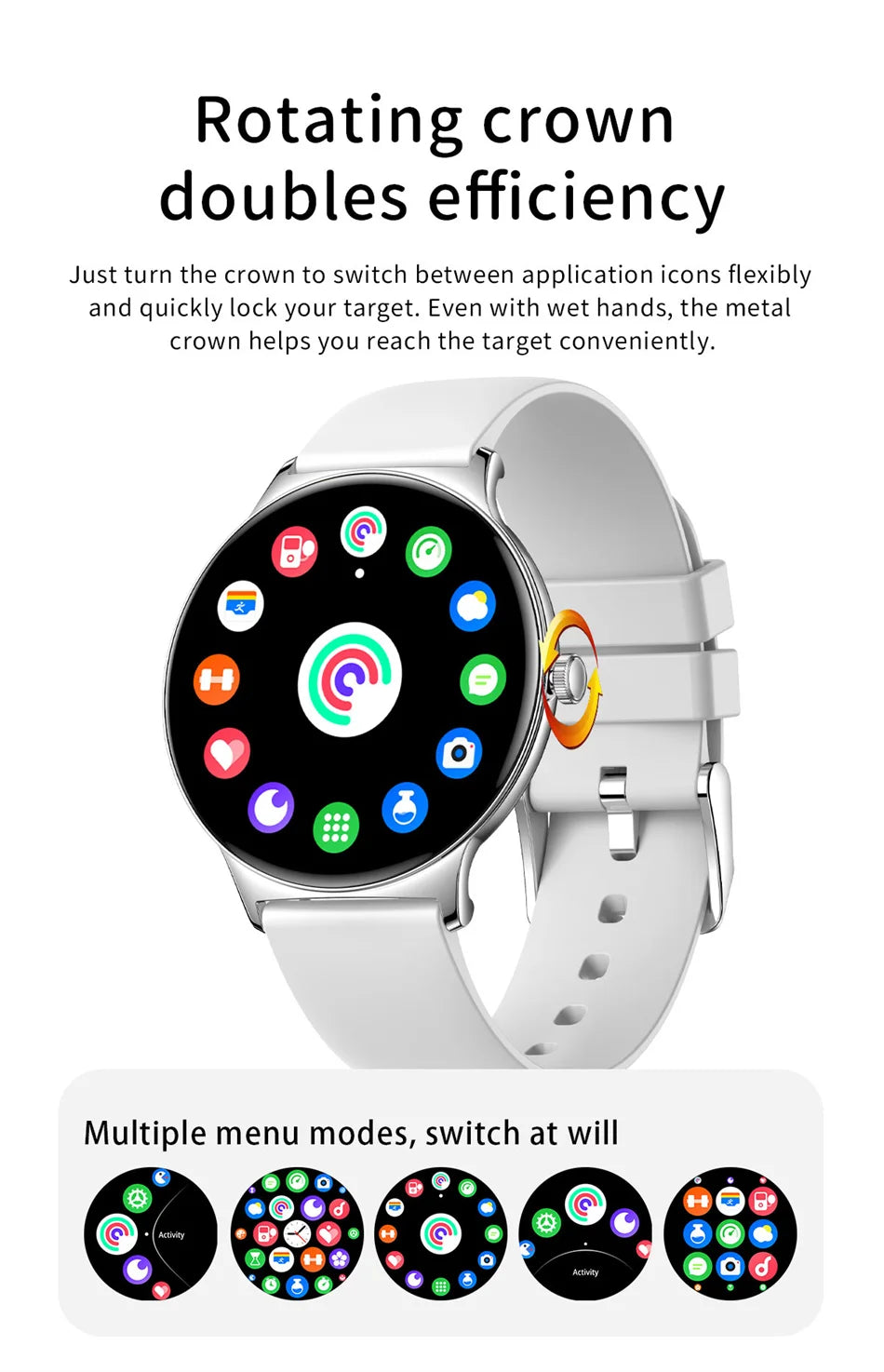 Huawei Ultra Slim AMOLED Smartwatch for Women, Always-On Display, BT Calling