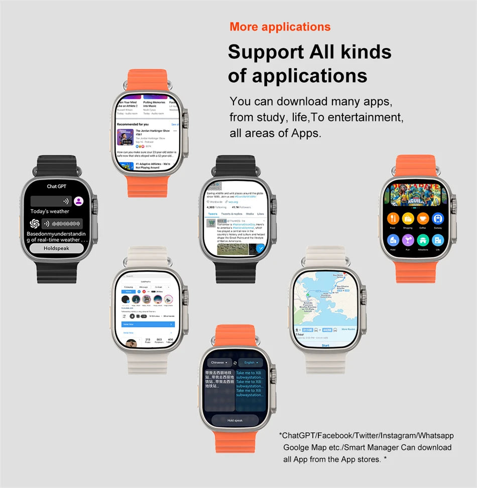 DT Ultra 3 Smartwatch, AMOLED, 4GB Music Player, Bluetooth, AI