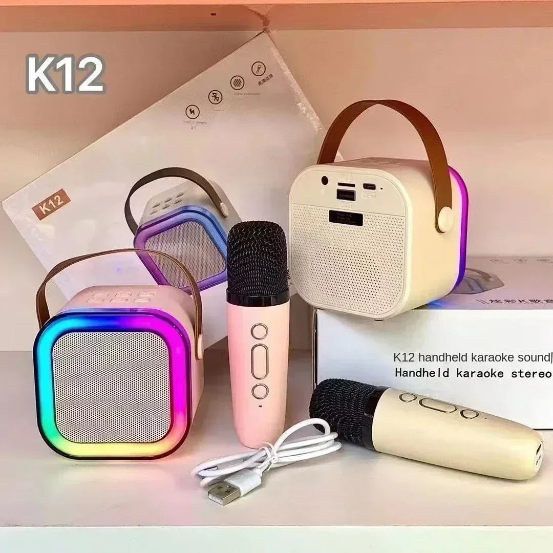 K12 Wireless Bluetooth Karaoke Microphone, Home & Family KTV