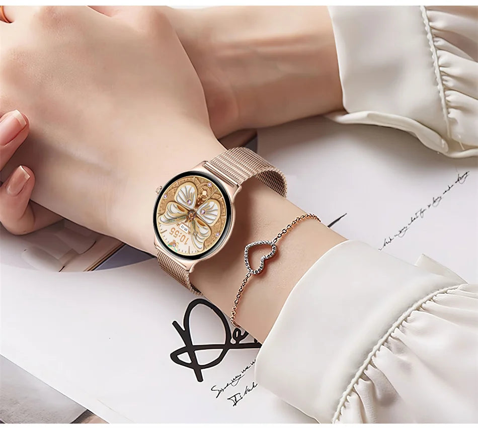Huawei Ultra Slim AMOLED Smartwatch for Women, Always-On Display, BT Calling