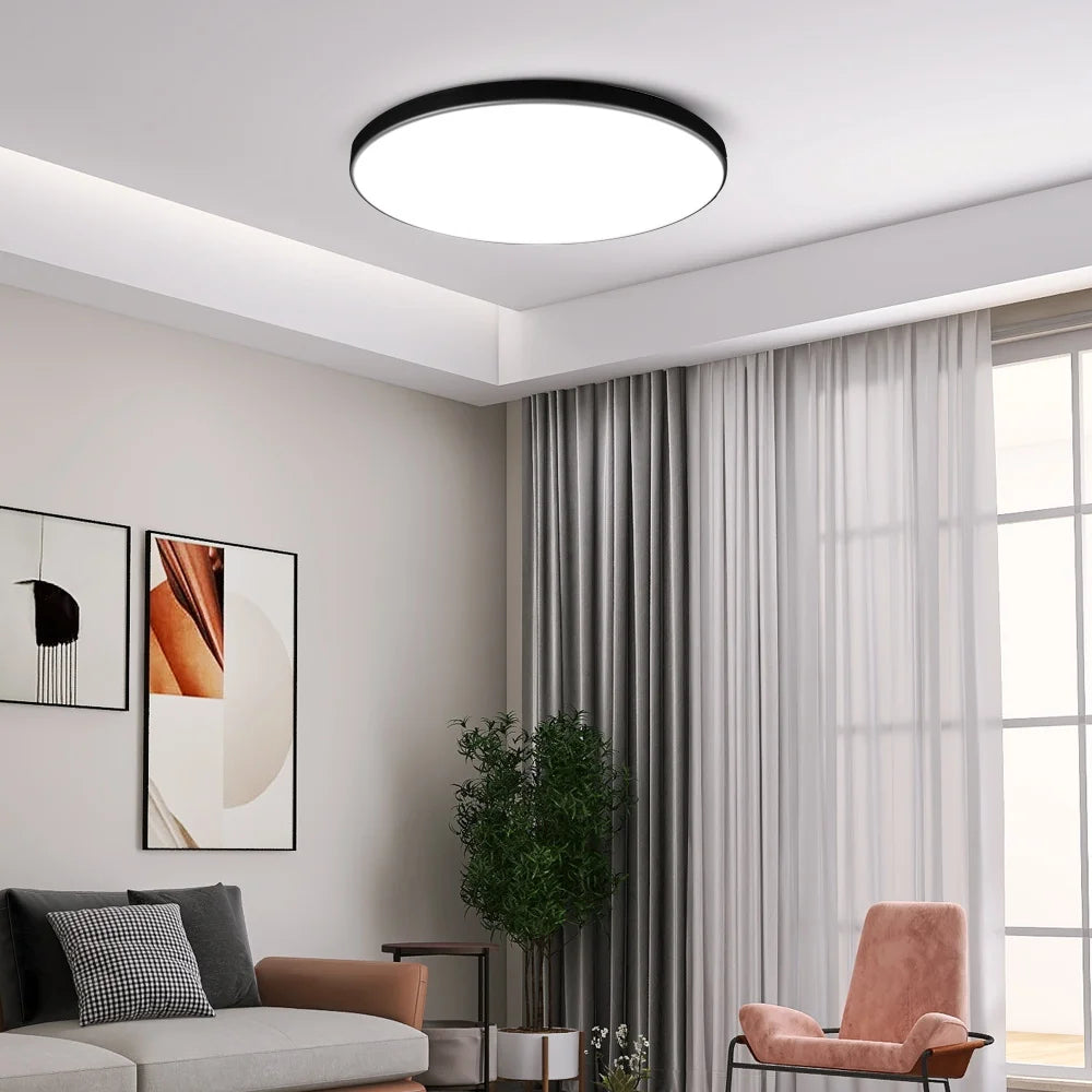 Smart LED Ceiling Light, Dimmable, 3 Colors, with Remote