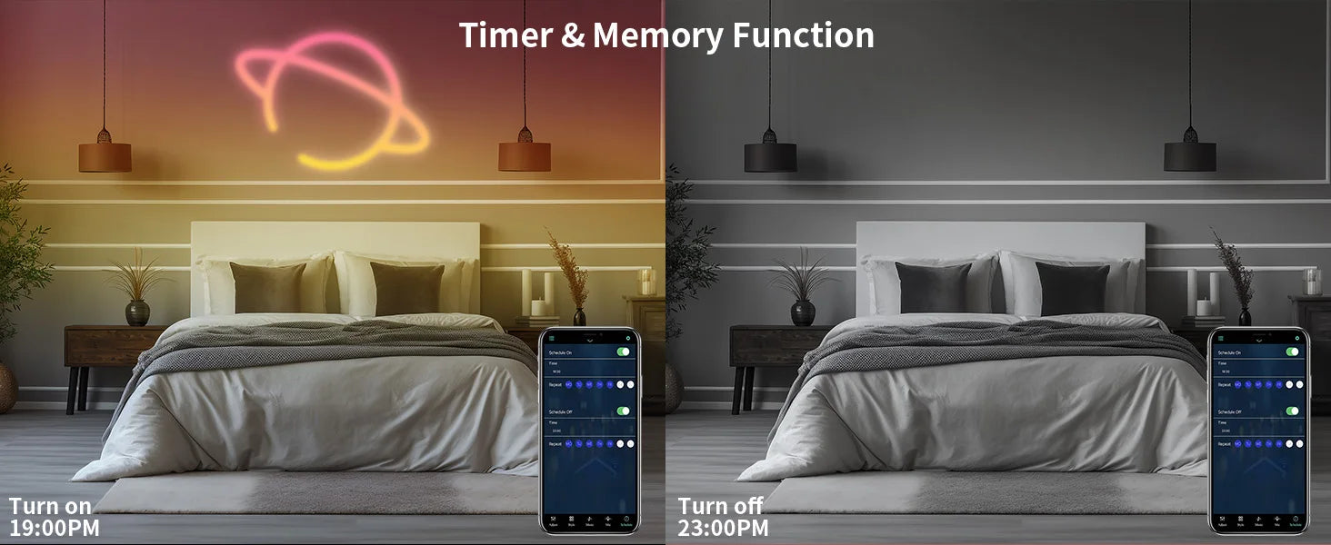 Smart RGB LED Strip Lights, SMD 5050, APP & Remote Control