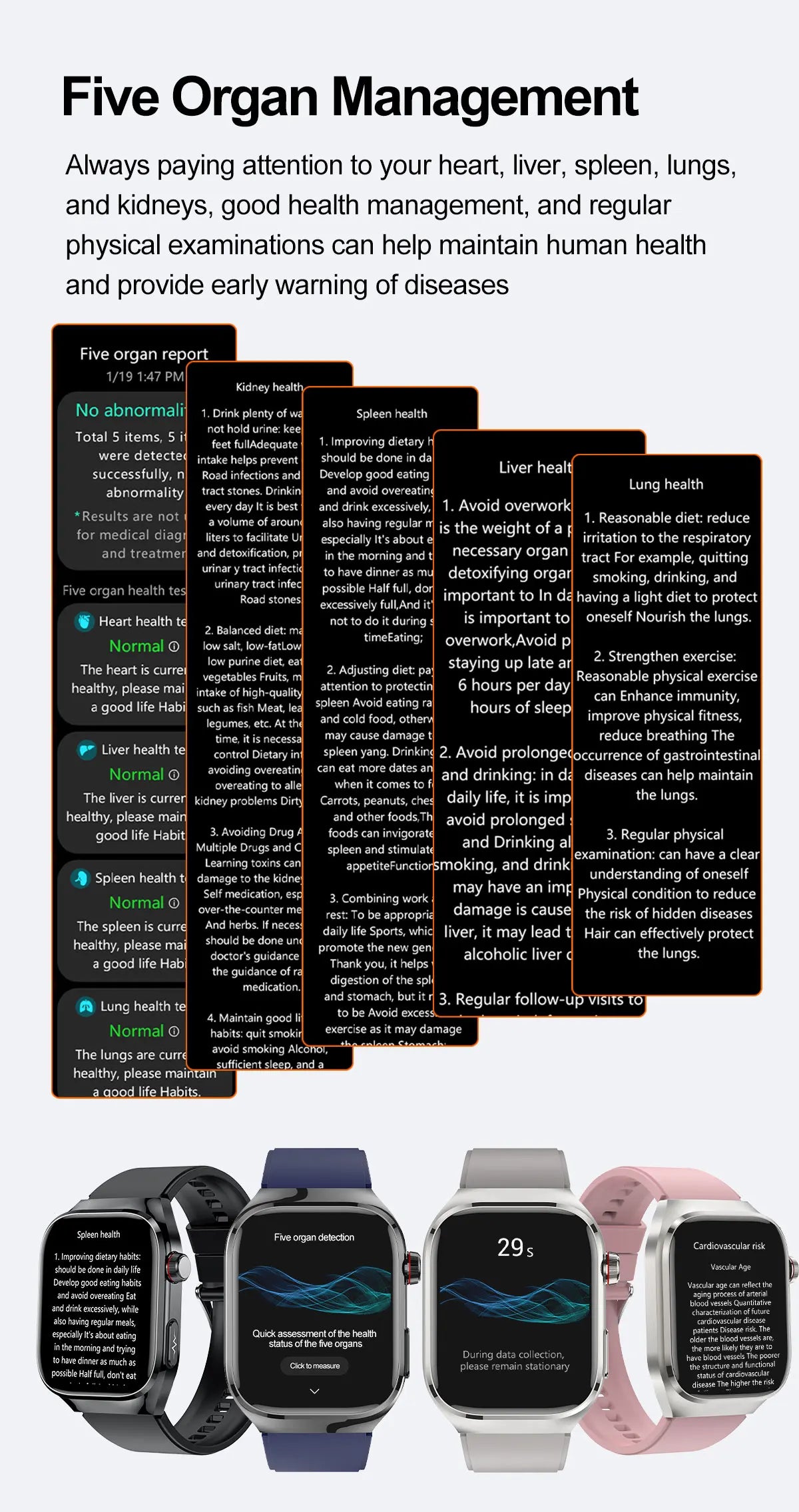 2025 Micro Health Smartwatch for Men, Body & Organ Monitor, Bluetooth Call