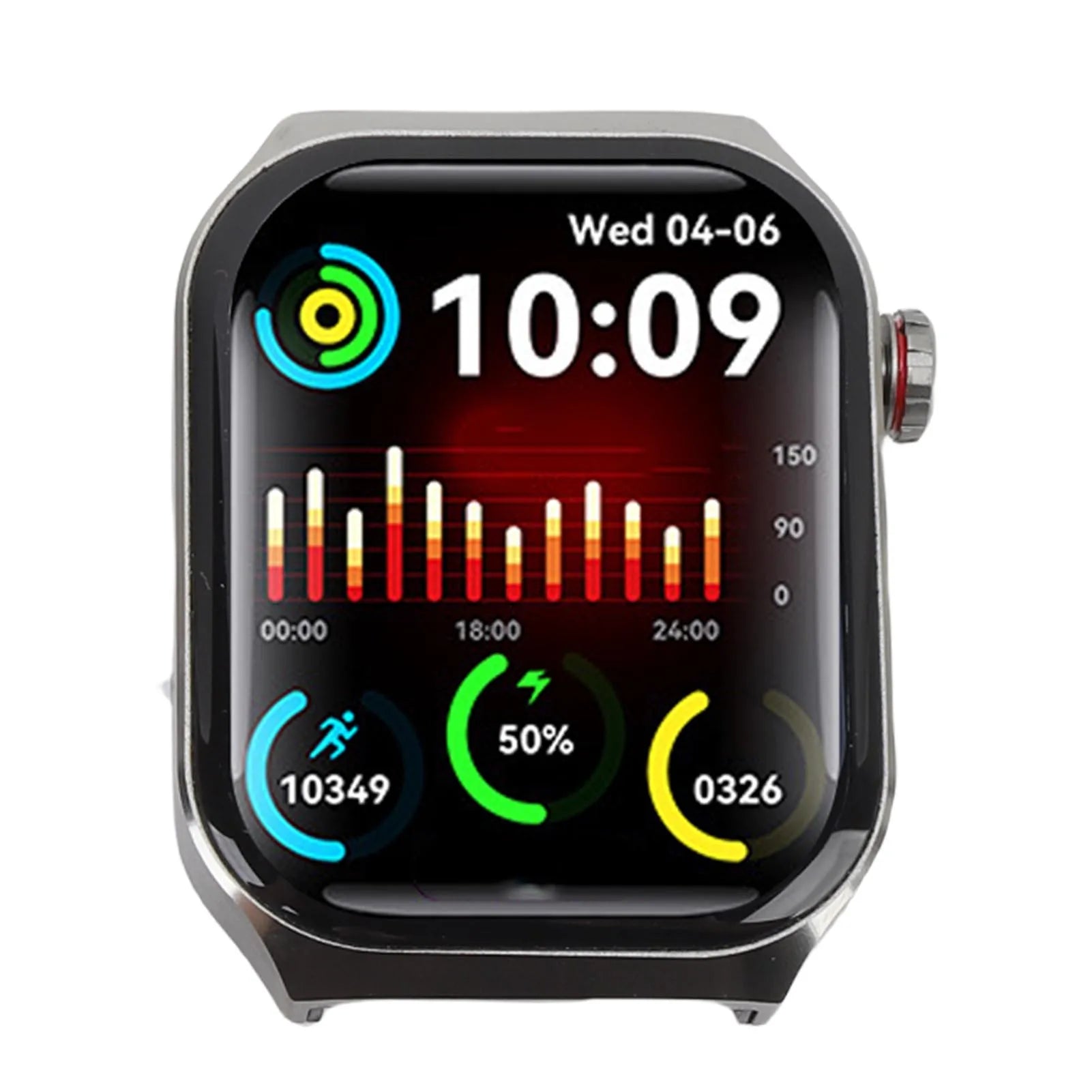 Fitness Smartwatch with Bluetooth Call, 52 Sports Modes, SOS Alert