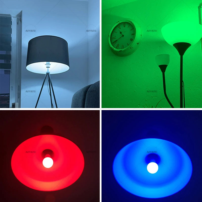 Tuya Smart RGB LED Bulb, 15W/18W, E27/B22, Dimmable, Bluetooth