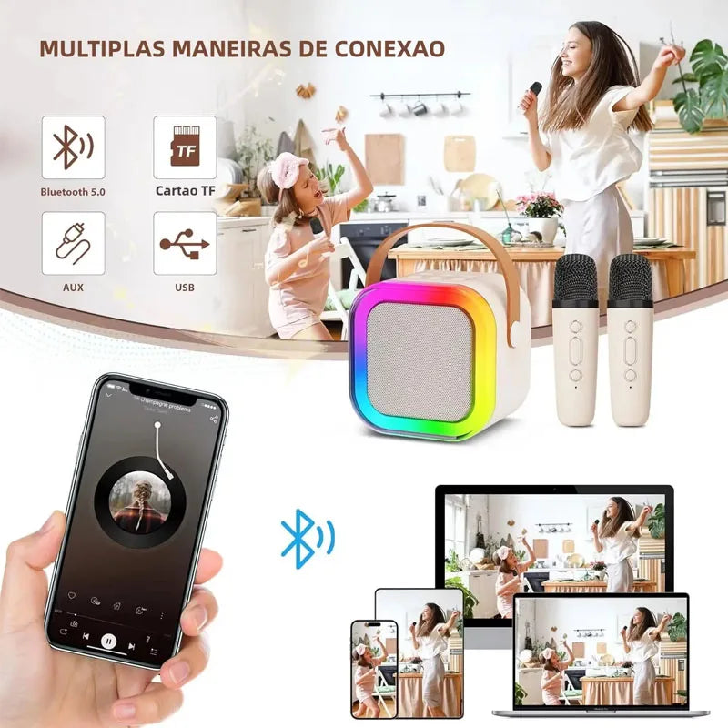 K12 Wireless Bluetooth Karaoke Microphone, Home & Family KTV