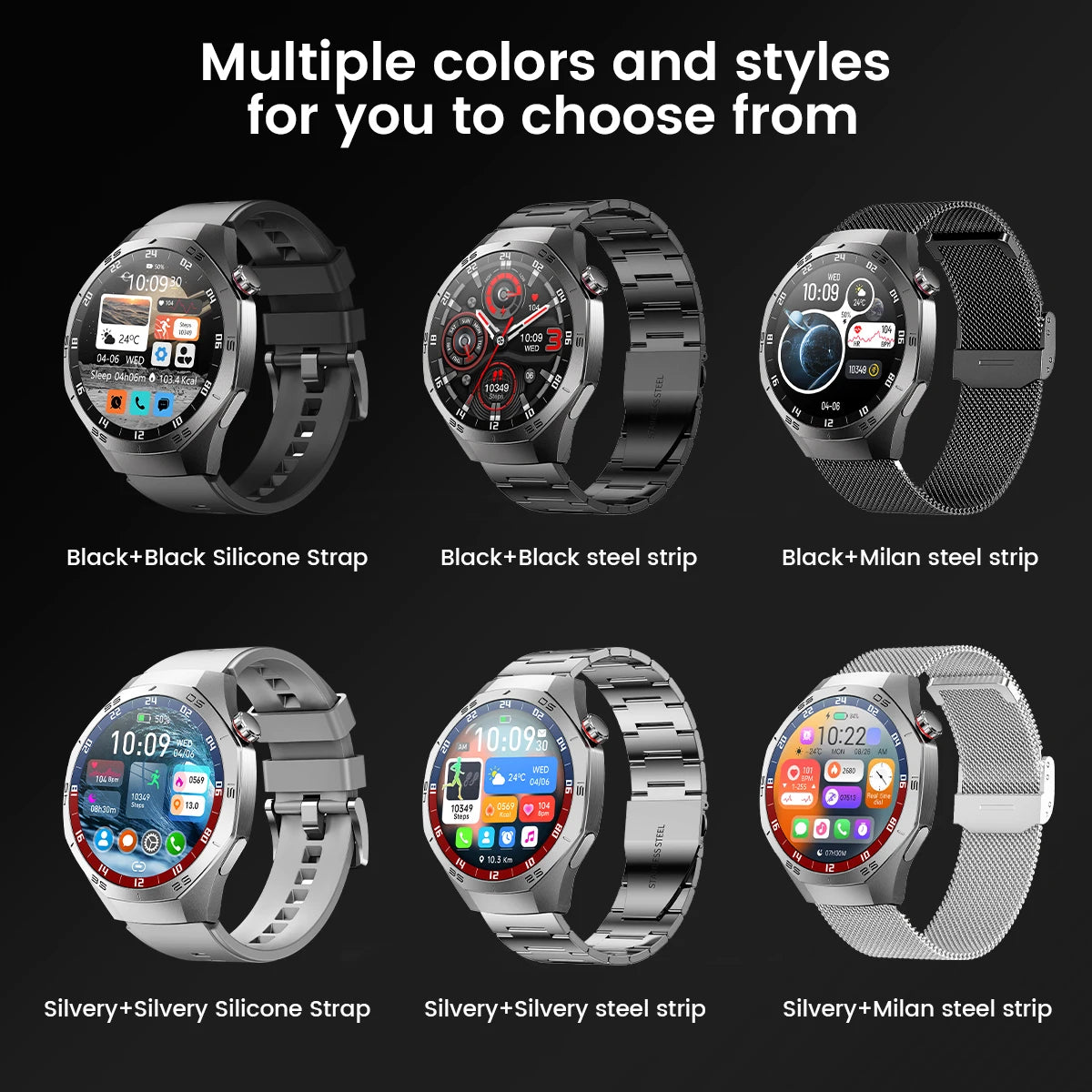 2025 Huawei GT5 Pro Smartwatch for Men, AMOLED, GPS, Bluetooth Calls