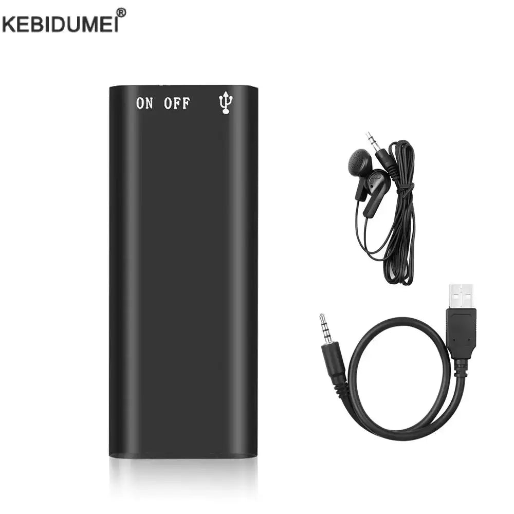 3-in-1 Digital Voice Recorder, MP3 Player, 192Kbps Audio Recorder