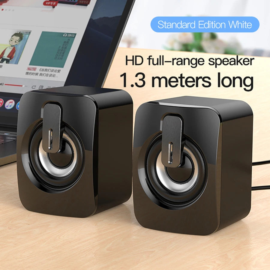 Mini PC Speaker for Computer, Laptop, Desktop – Compact Audio System