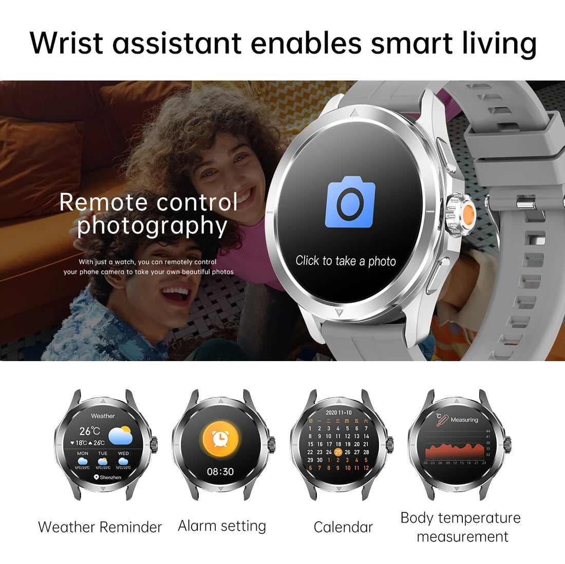 S4 Ultra Xiaomi Smart Bracelet, AMOLED HD, Bluetooth Call, GPS