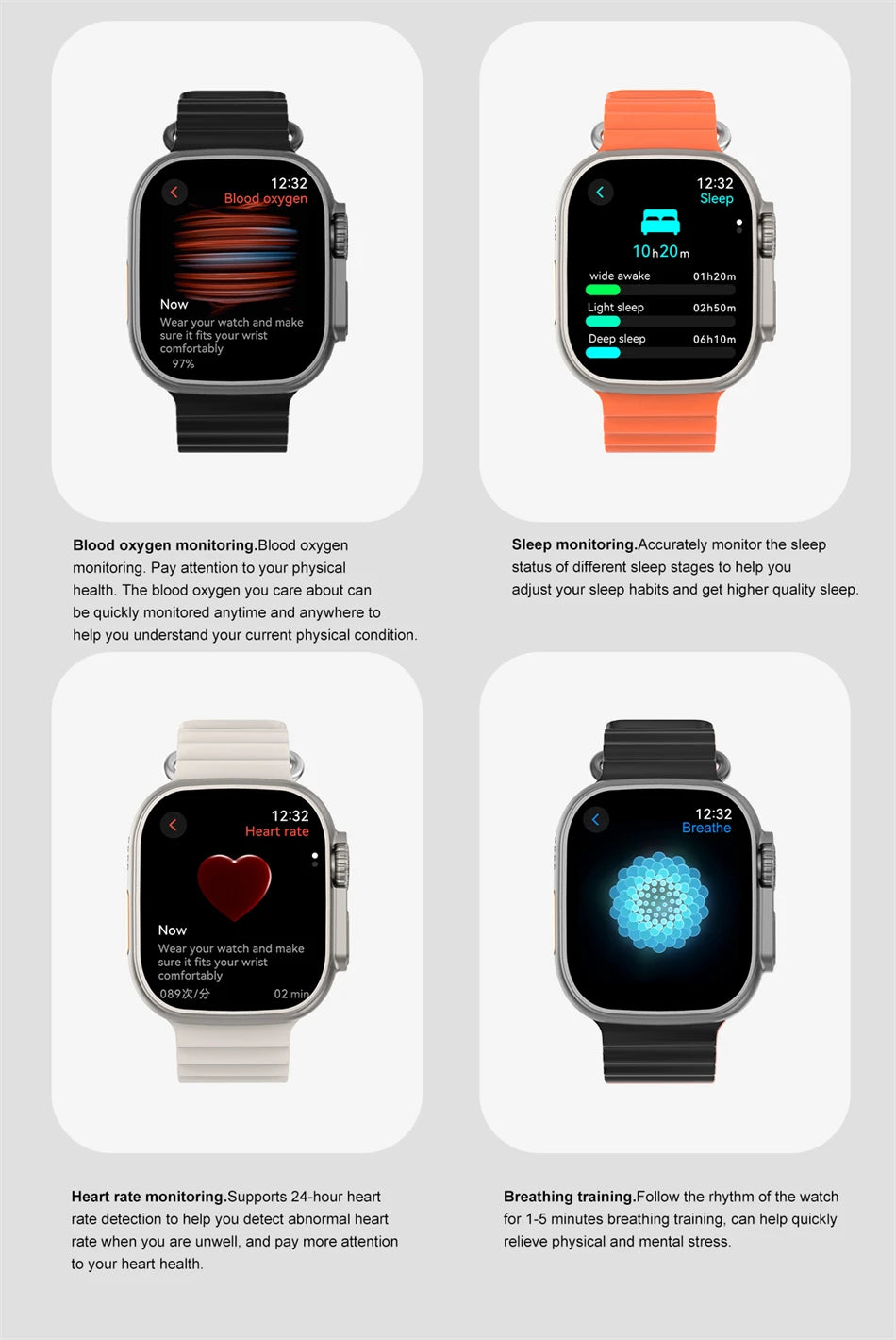 DT Ultra 3 Smartwatch, AMOLED, 4GB Music Player, Bluetooth, AI