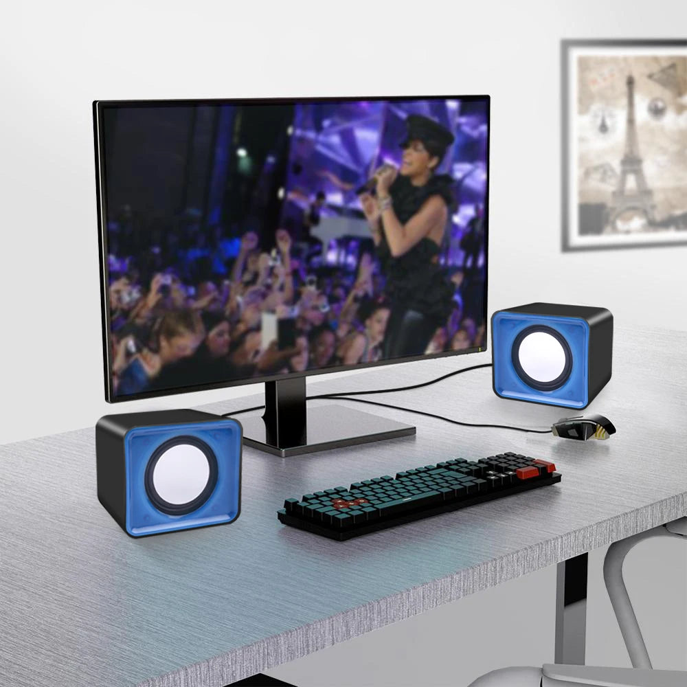 Mini PC Speaker for Computer, Laptop, Desktop – Compact Audio System