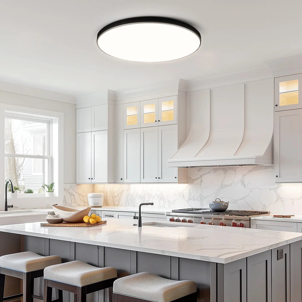 Smart LED Ceiling Light, Dimmable, 3 Colors, with Remote