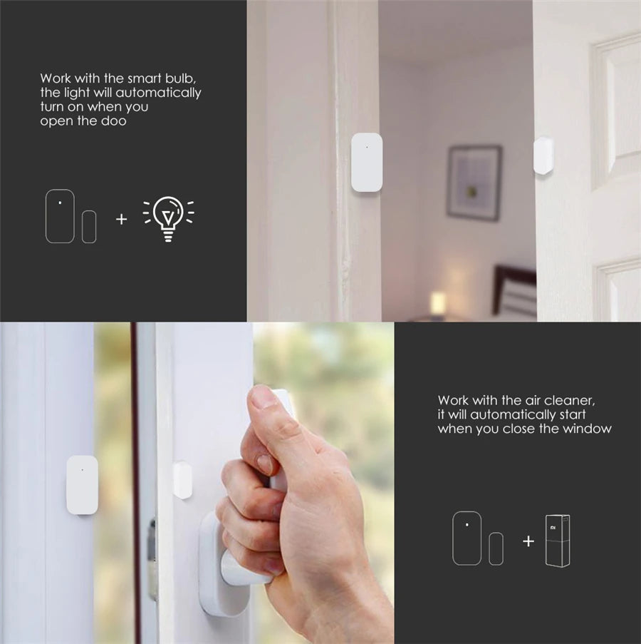 Aqara Zigbee Door & Window Sensor, Wireless, Smart Mini Alarm
