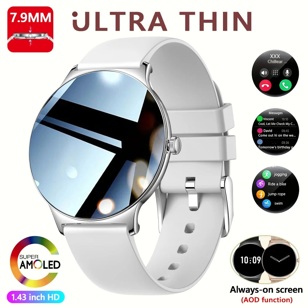 Huawei Ultra Slim AMOLED Smartwatch for Women, Always-On Display, BT Calling