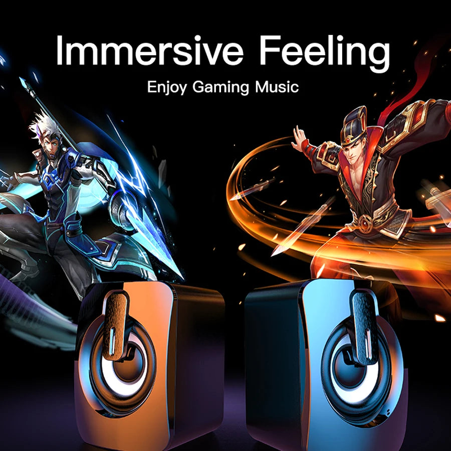 Mini PC Speaker for Computer, Laptop, Desktop – Compact Audio System