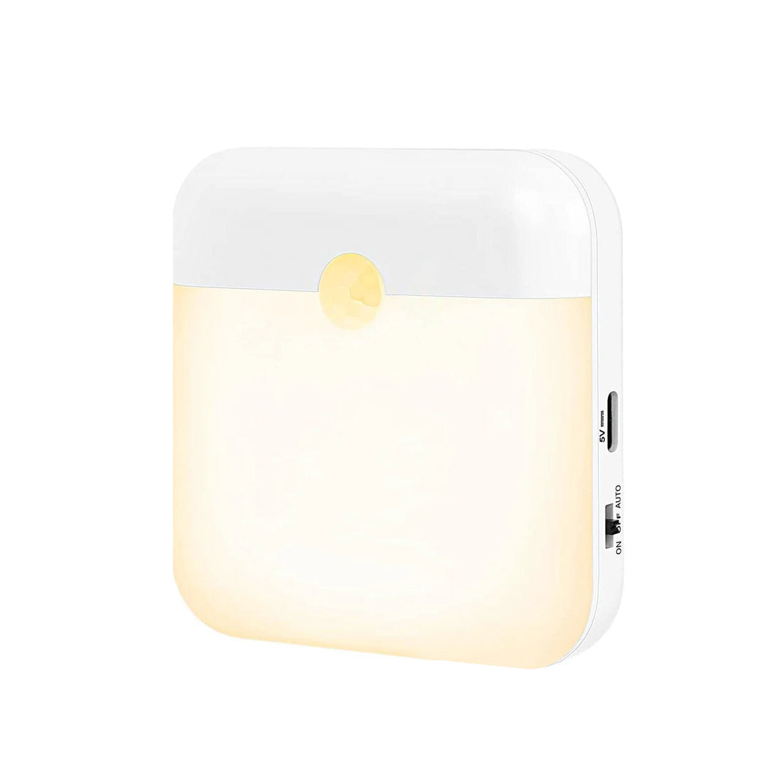 LED Smart Human Body Sensor Night Light, USB Rechargeable, Wireless