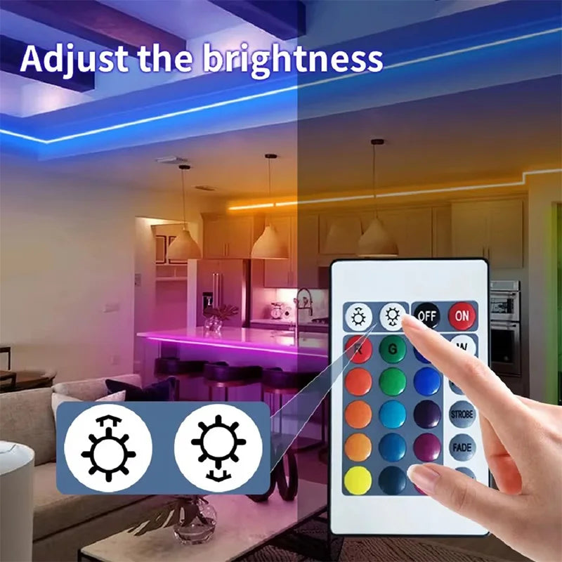 Bluetooth RGB LED Strip Lights, SMD 5050, APP & Remote Control