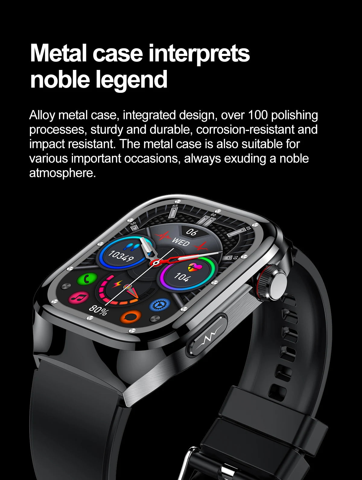 2025 Micro Health Smartwatch for Men, Body & Organ Monitor, Bluetooth Call