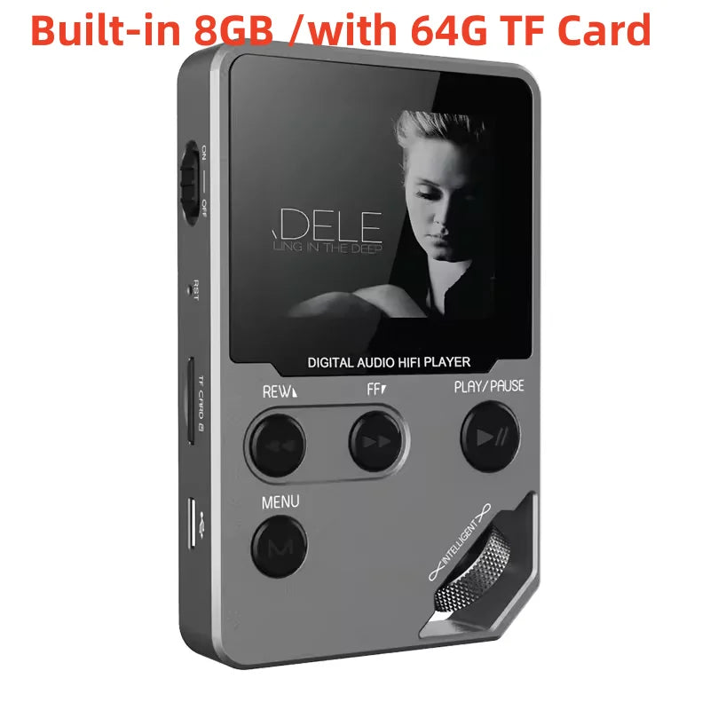 C5 8GB Bluetooth MP3 Player, Lossless Audio, FM Radio & Voice Recorder