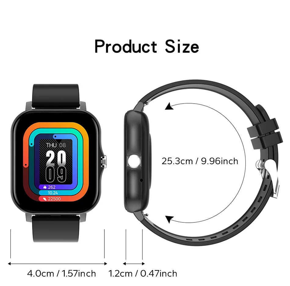 2024 Smartwatch with Bluetooth Call, Health Monitor, 1.44" Color Screen
