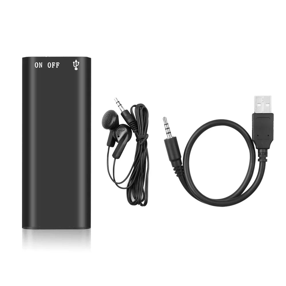 3-in-1 Digital Voice Recorder, MP3 Player, 192Kbps Audio Recorder