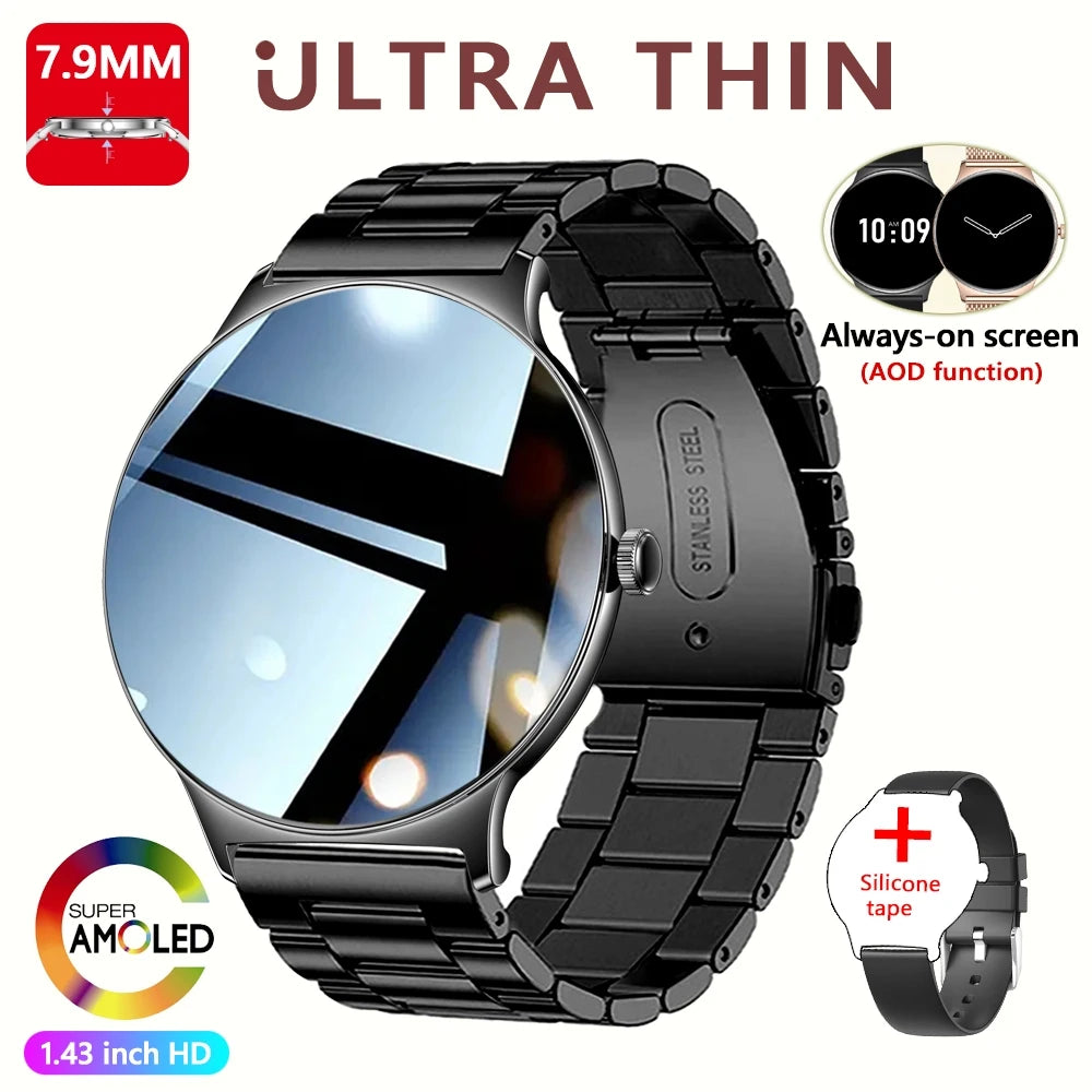 Huawei Ultra Slim AMOLED Smartwatch for Women, Always-On Display, BT Calling