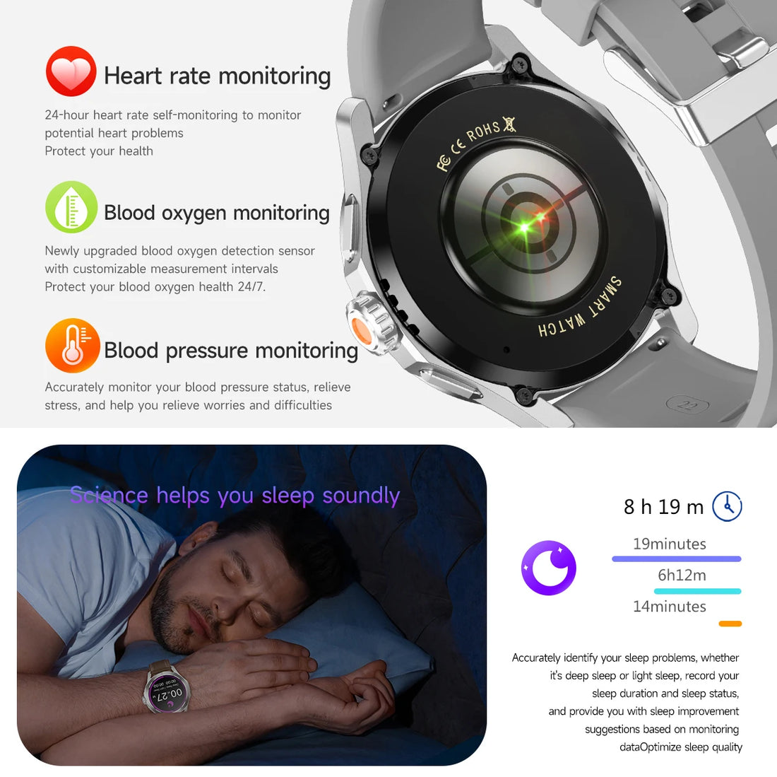 S4 Ultra Xiaomi Smart Bracelet, AMOLED HD, Bluetooth Call, GPS