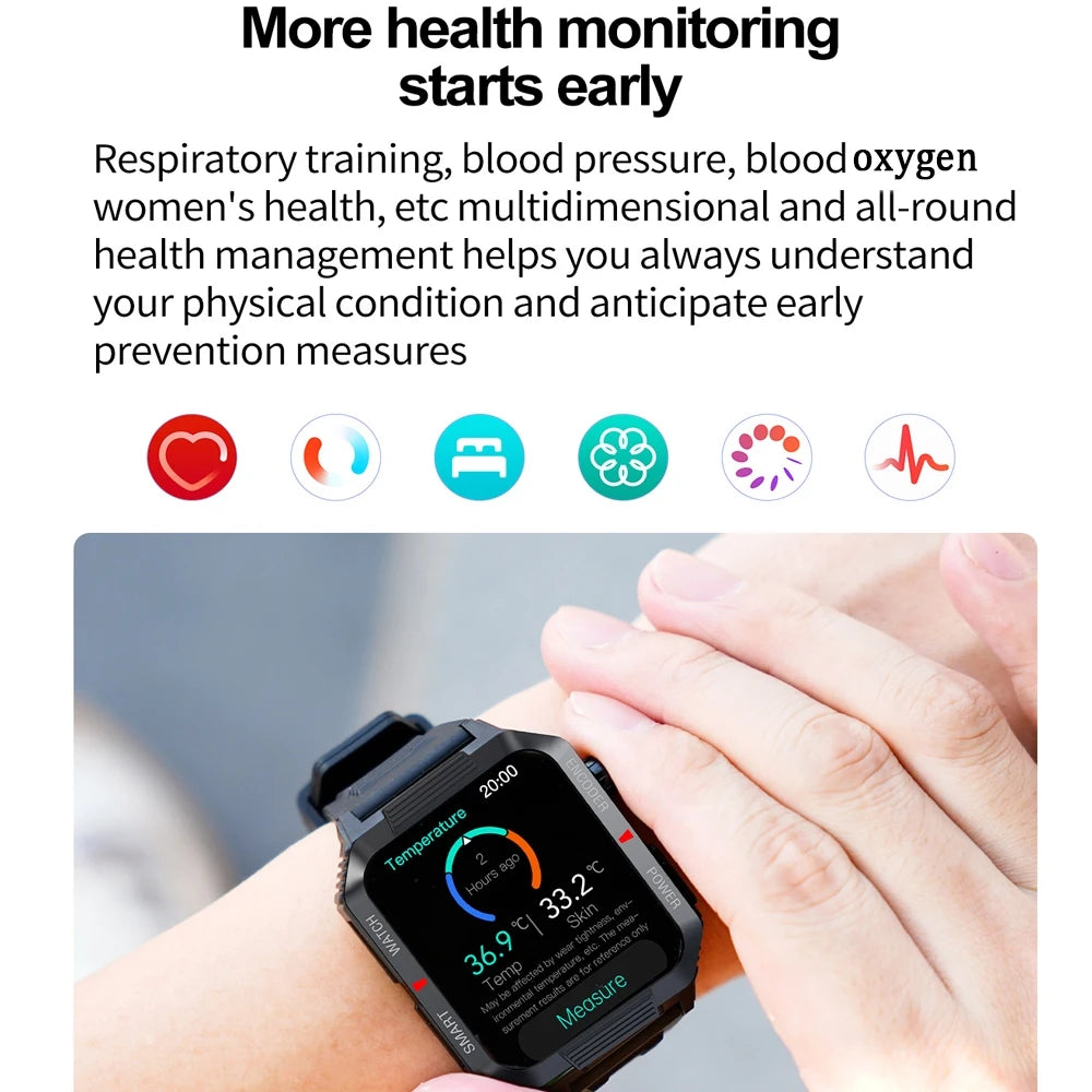 NFC GPS Smartwatch for Men, 1.99" HD, Bluetooth Call, Fitness Tracker