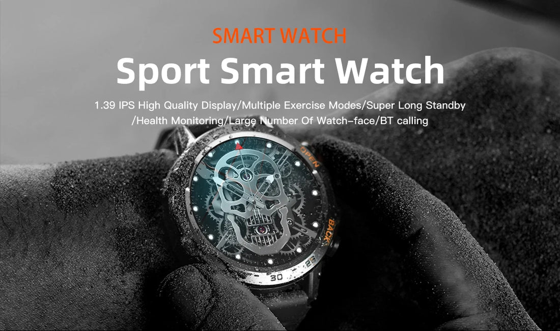 Abelanja Steel Smartwatch, Bluetooth Calling, Fitness Tracker, IP67