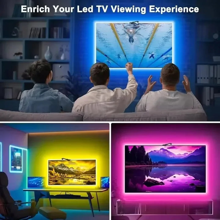 RGBIC LED Strip Light for PC/TV, App Control, Music Sync