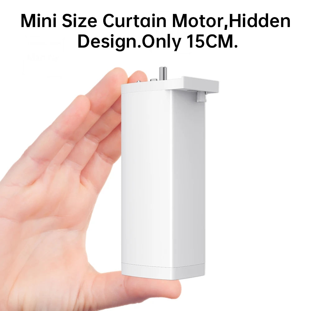Tuya Smart Zigbee/WiFi Curtain Motor, 155mm Silent Electric Shutter