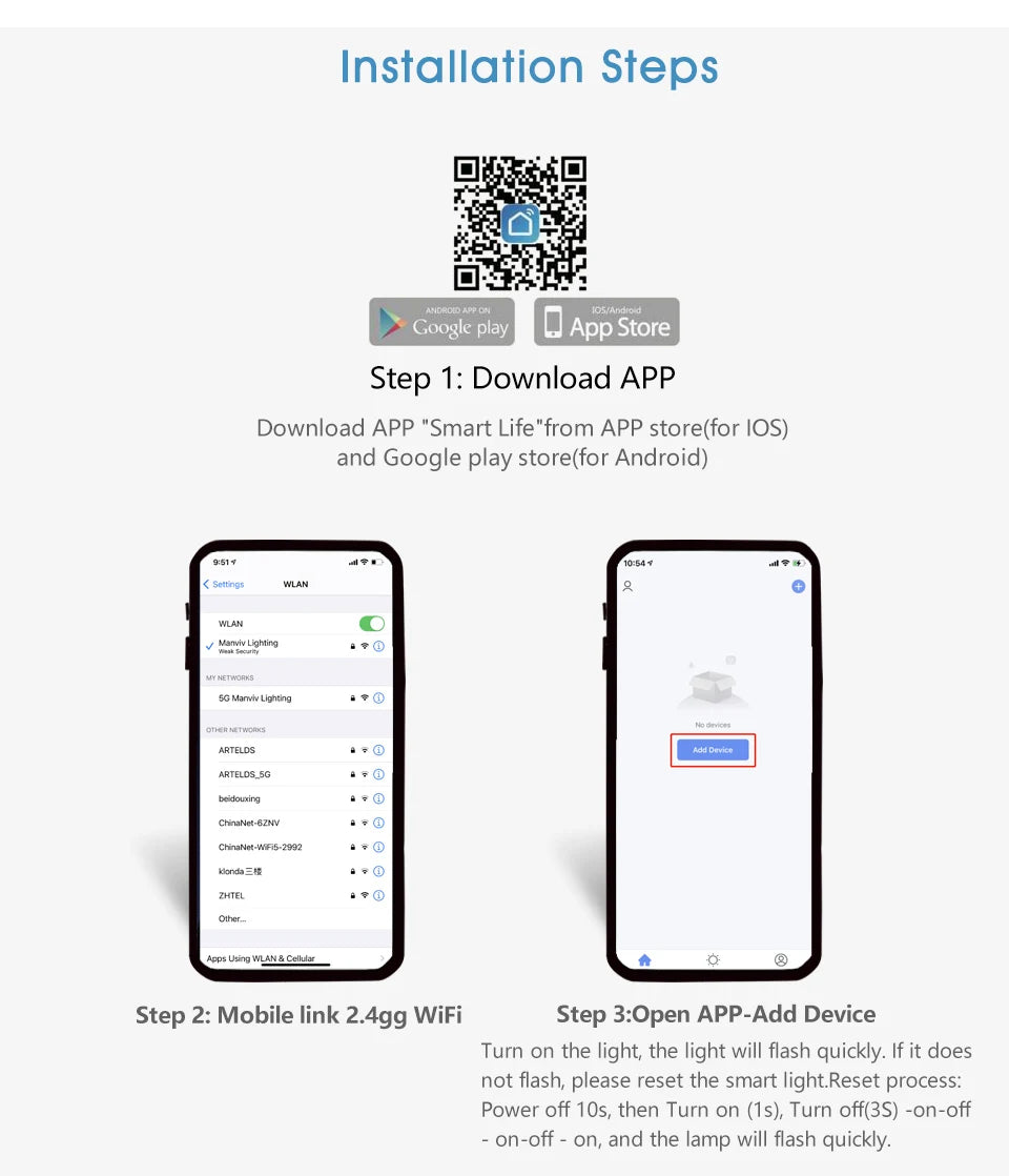 BENEWTON Tuya Smart Ceiling Lamp, RGB LED, APP & Voice Control