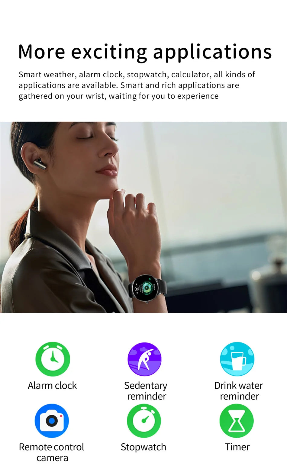 Huawei Ultra Slim AMOLED Smartwatch for Women, Always-On Display, BT Calling