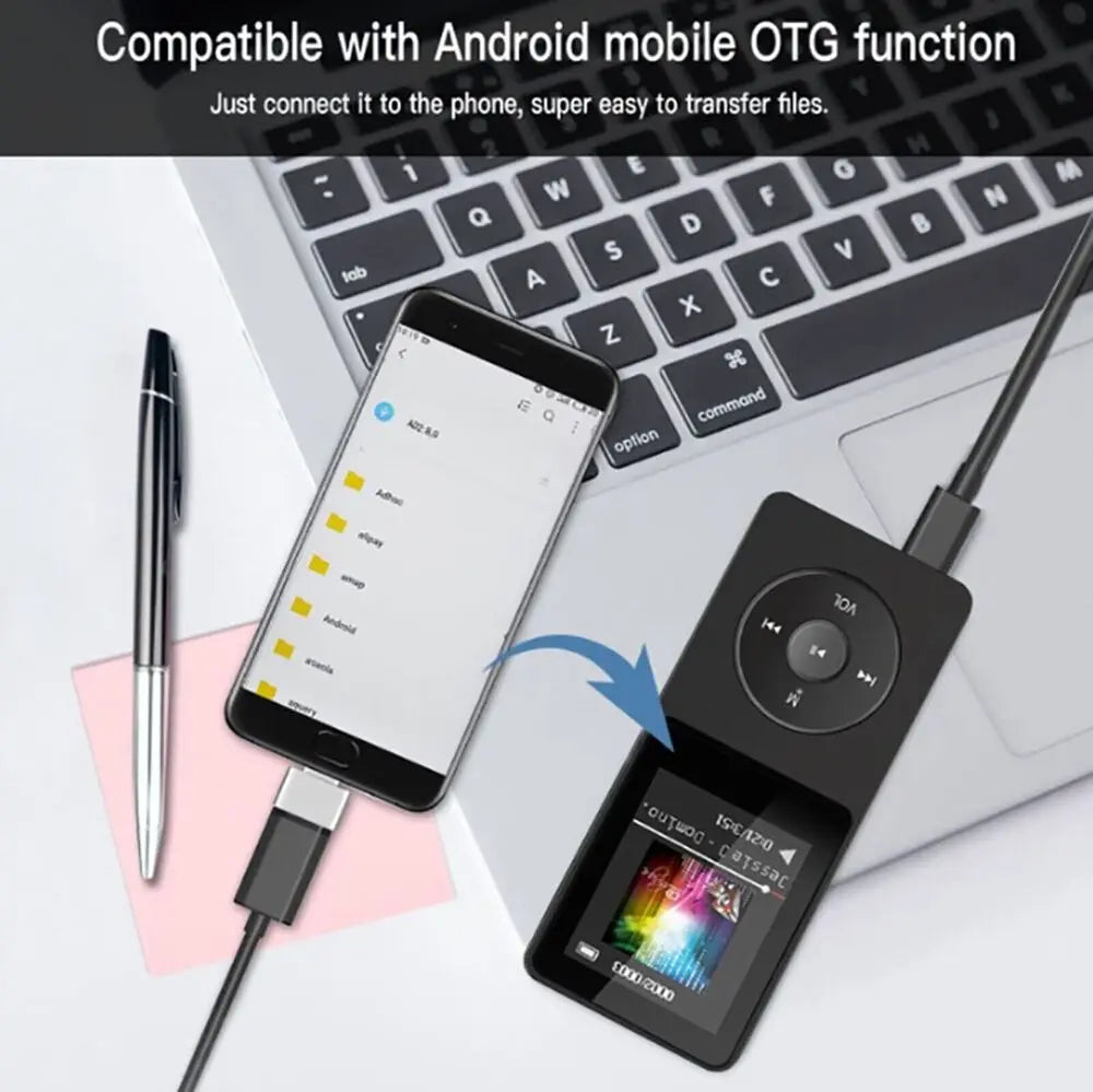 Bluetooth MP3/MP4 Music Player with TFT LCD, E-Book & Audio Recorder