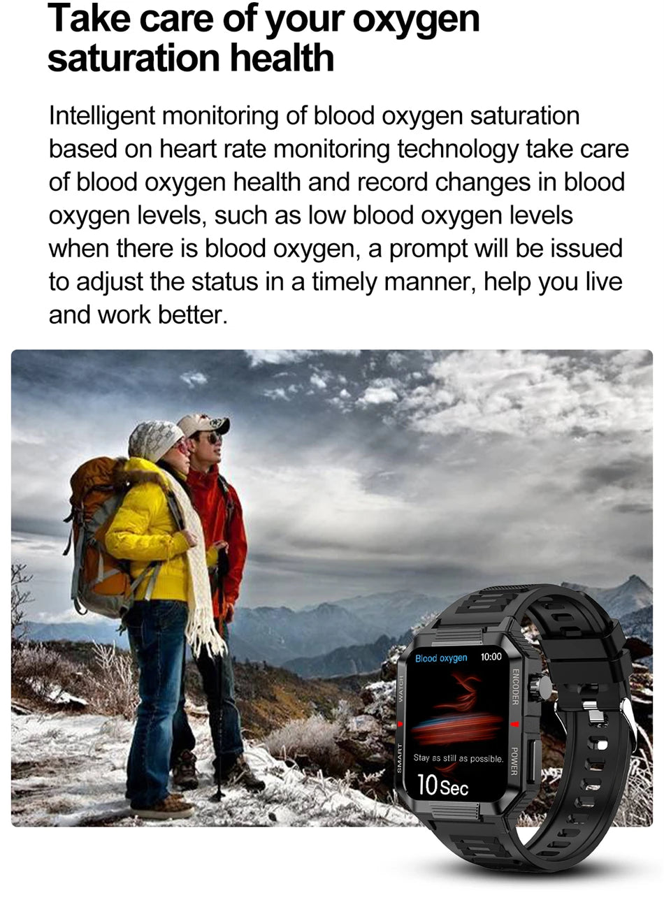 NFC GPS Smartwatch for Men, 1.99" HD, Bluetooth Call, Fitness Tracker