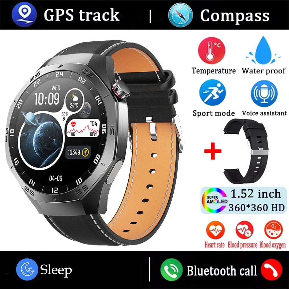2025 Huawei GT5 Pro Smartwatch for Men, AMOLED, GPS, Bluetooth Calls
