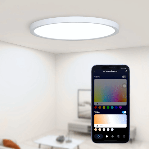 BENEWTON Tuya Smart Ceiling Lamp, RGB LED, APP & Voice Control