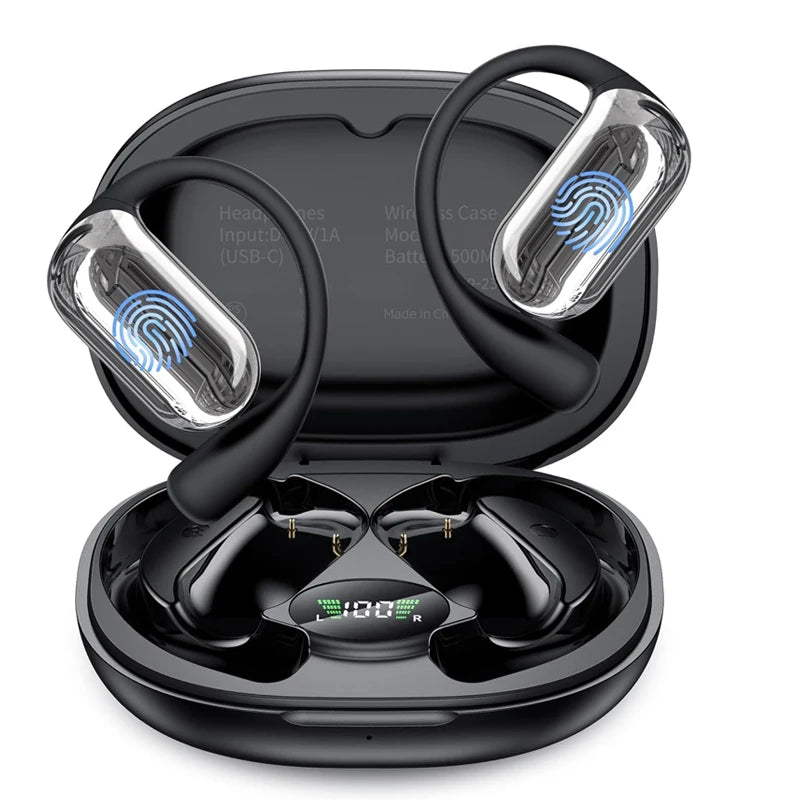 UYUXIO AI Translator Earbuds, Real-Time 144 Languages, 3-in-1 OWS Headphones